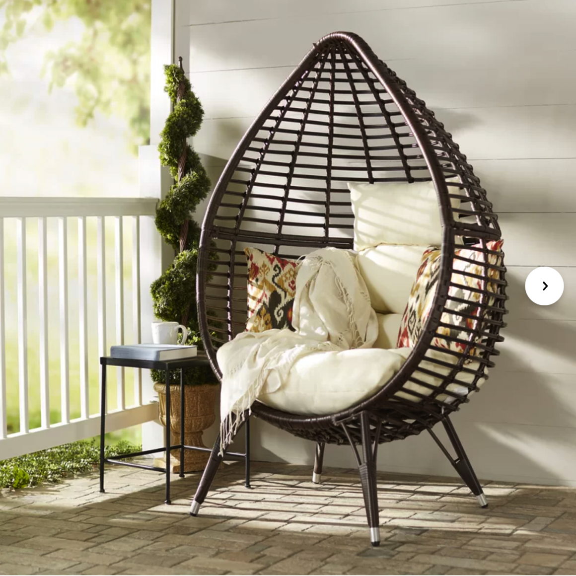 10 Affordable Patio Egg Chairs | Sonia Begonia