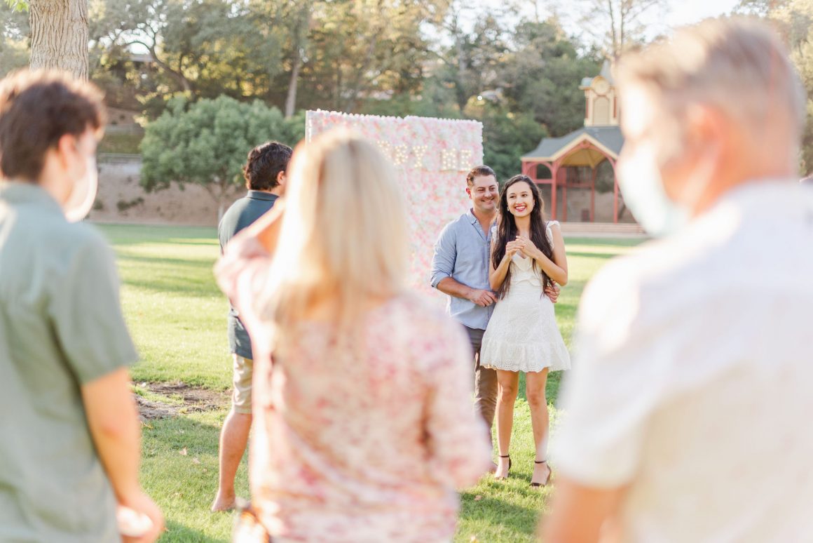 Ssproposal-187 | Sonia Begonia Surprise Flower Wall Proposal and Engagement