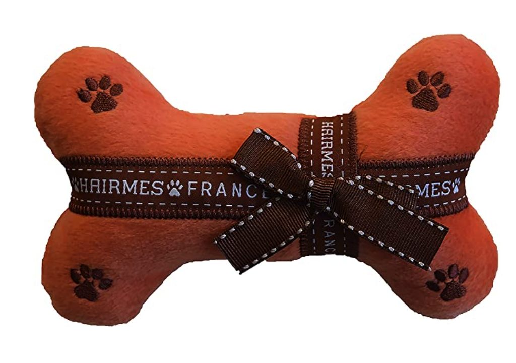 Designer-parody-dog-toys-hermes-1 | Sonia Begonia Hairmes Dog Toy