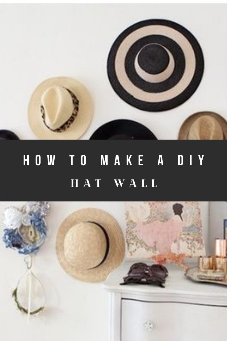 How-to-make-a-diy-hat-wall-with-creative-decor-ideas-and-inspiration-1 | Sonia Begonia Office Wall Inspiration