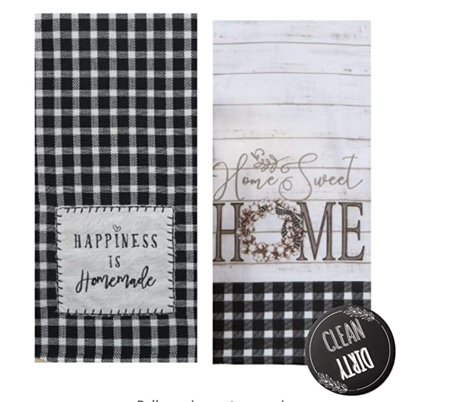 Mackenzie-child-inspired-kitchenware-1 | Sonia Begonia Buffalo Plaid Towels