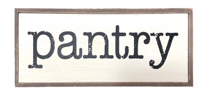 Best-farmhouse-decor-affordable-1 | Sonia Begonia Pantry Sign