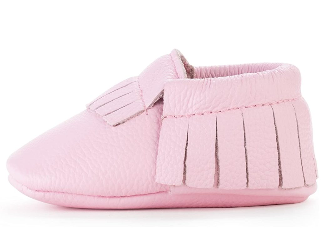 Freshly-picked-dupes | Sonia Begonia Pink Baby Moccasins