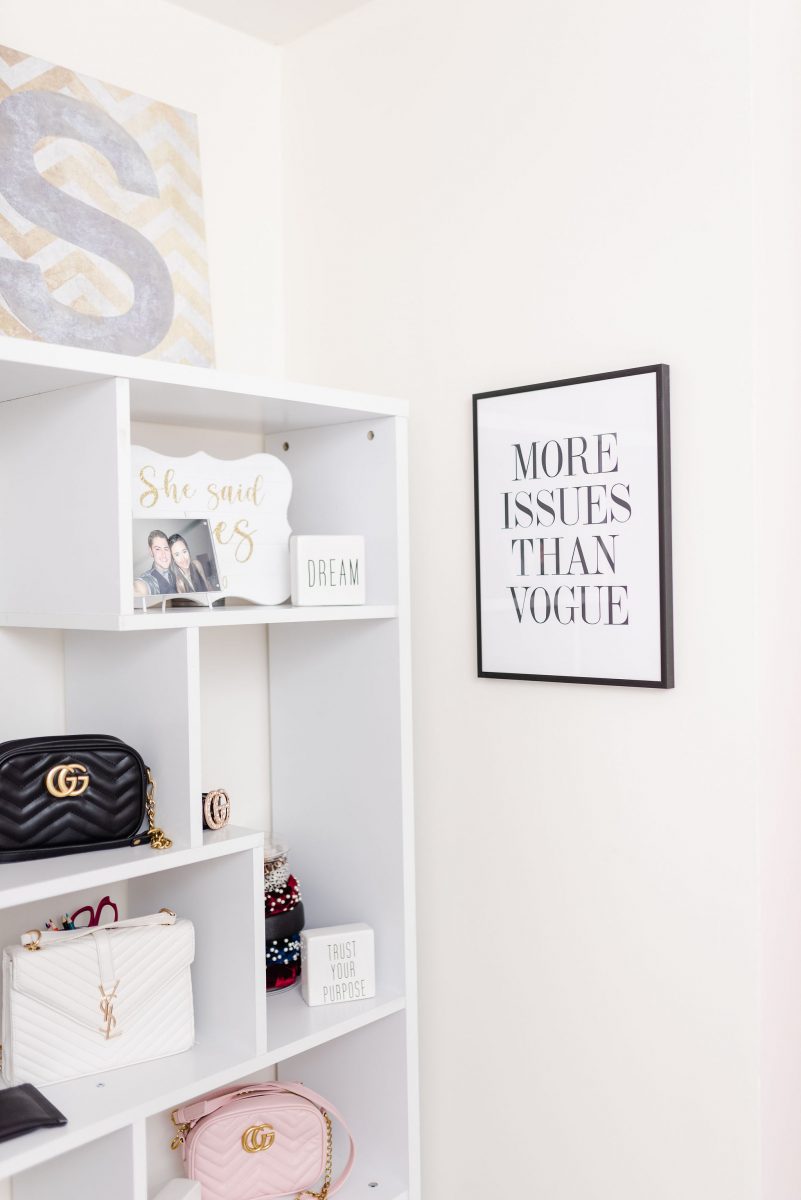 Blogger-office | Sonia Begonia Purse Shelves