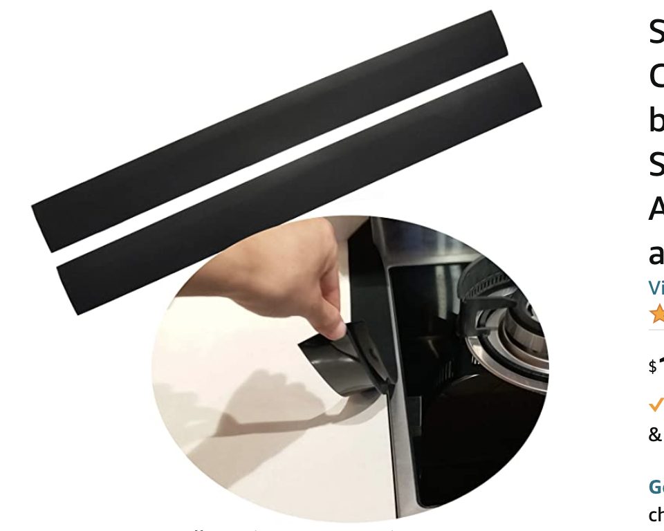 Best-amazon-kitchen-hacks-gadgets | Sonia Begonia Stove Gap Cover