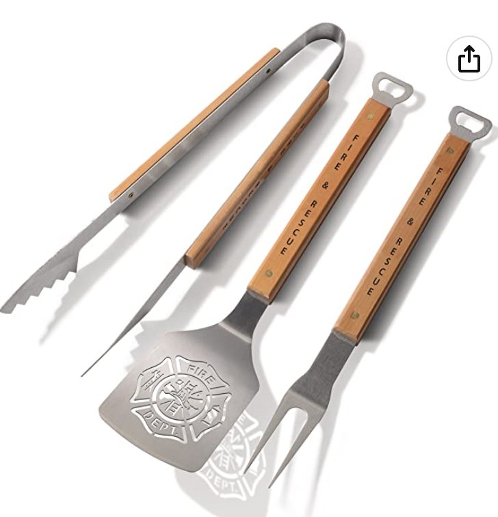 Best-firefighter-gifts-useful | Sonia Begonia First Responder BBQ Set