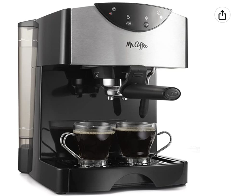 Mr-coffee-dual-shot-capuccino-machine | Sonia Begonia Mr Coffee Affordable Espresso Machine