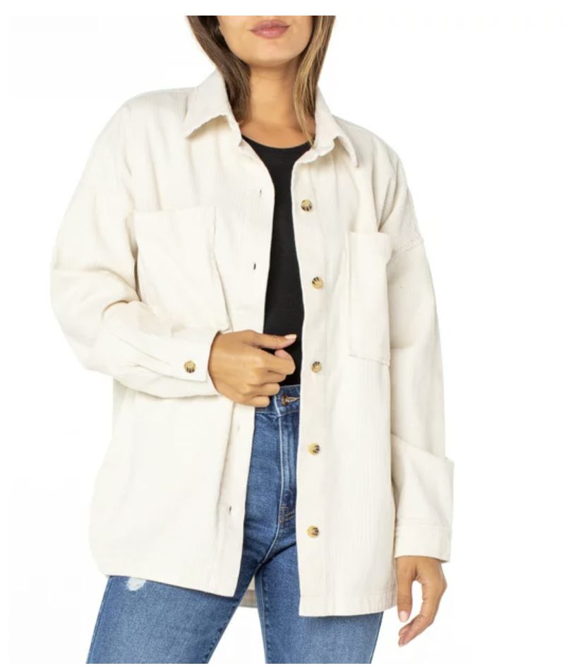 Cord-shackets | Sonia Begonia Cord Shacket