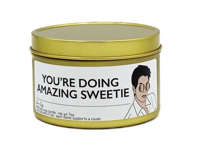Best-kardashian-gifts | Sonia Begonia Kris Jenner You're Doing Great Sweetie Candle