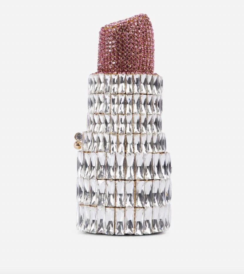 Judith-leiber-lipstick-bag-alternatives | Sonia Begonia Crystal Lipstick Crossbody