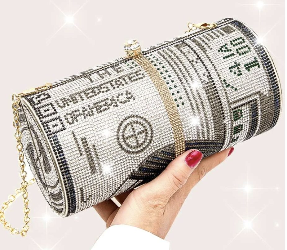 Judith-leiber-inspired | Sonia Begonia Cash Roll Handbags