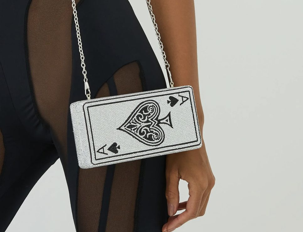 Judith-leiber-look-alikes | Sonia Begonia Ace of Spades Crossbody
