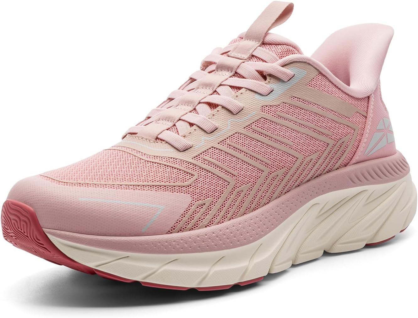 ALLSWIFIT pink slip on walking sneakers from Amazon, an On Cloud sneakers alternative