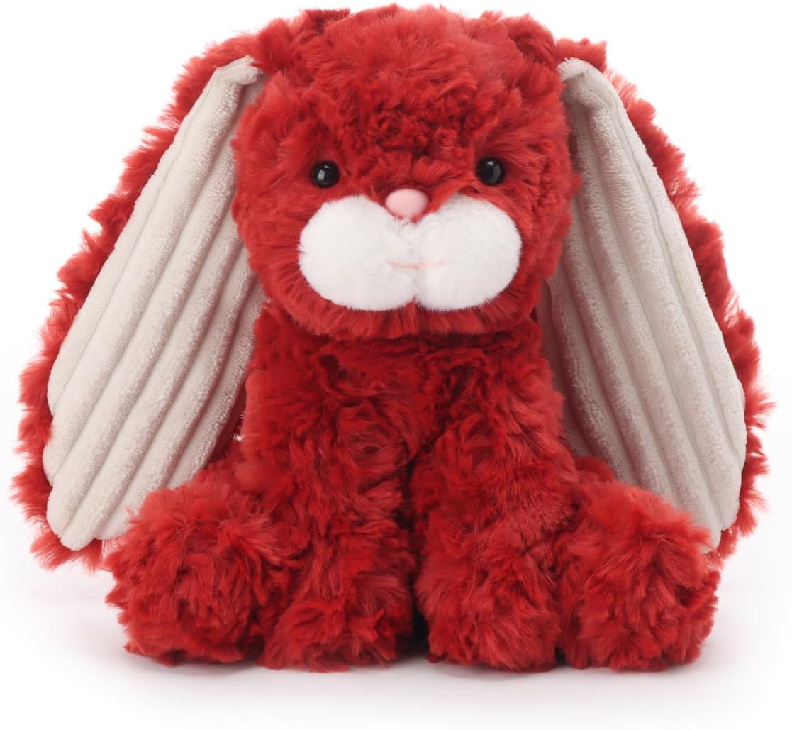 Plum purple plush bunny rabbit from Amazon, a Jellycat alternative