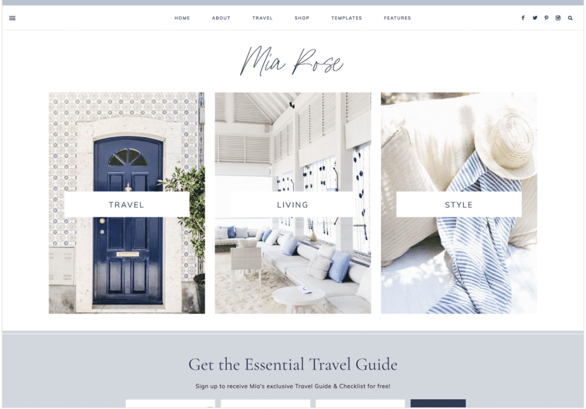 Girly Site Template