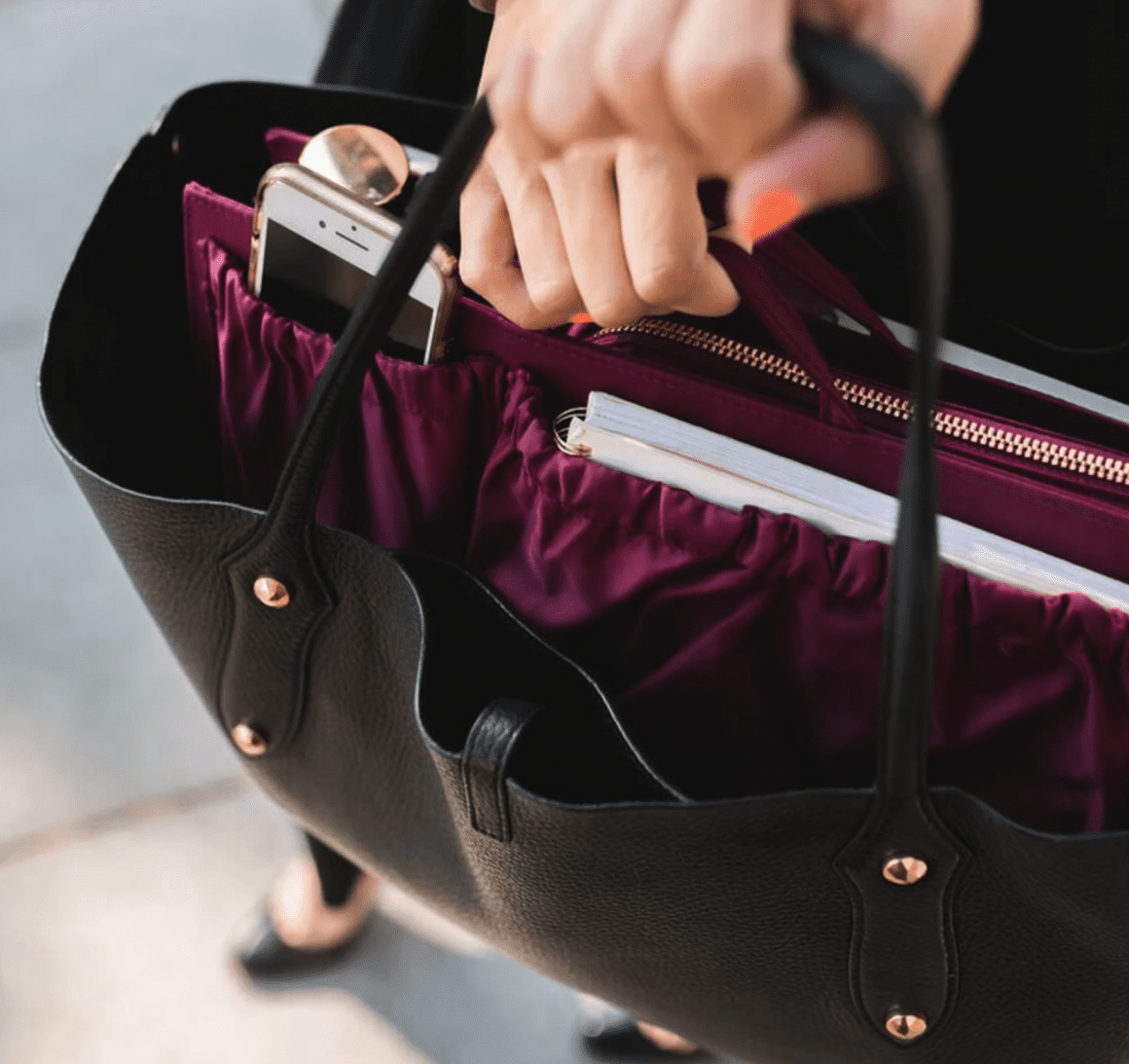 ToteSavvy Review, Insert Organizer Turns Handbag or Purse into Diaper Bag