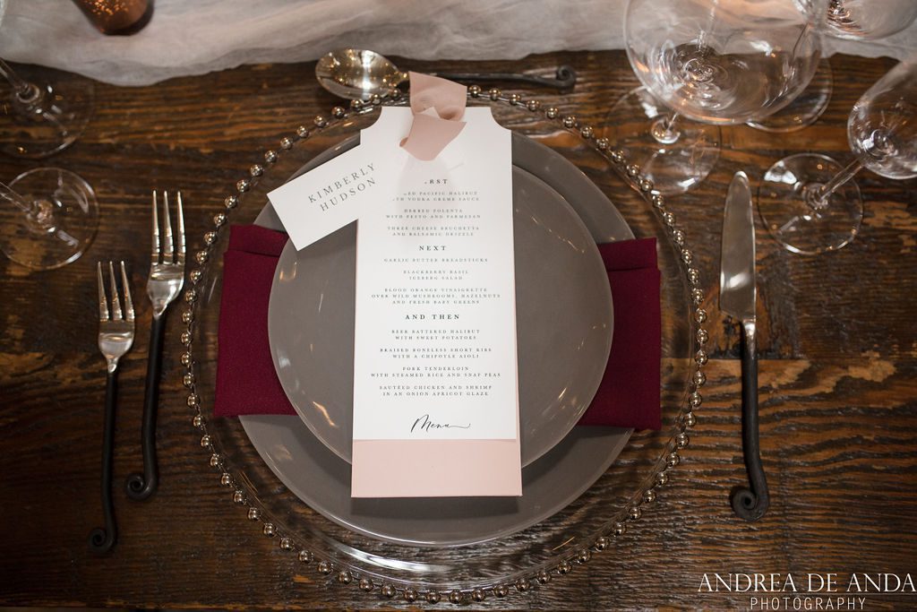 Bluxome_andreadeandaphotography_235 | Sonia Begonia Wedding table setting inspiration