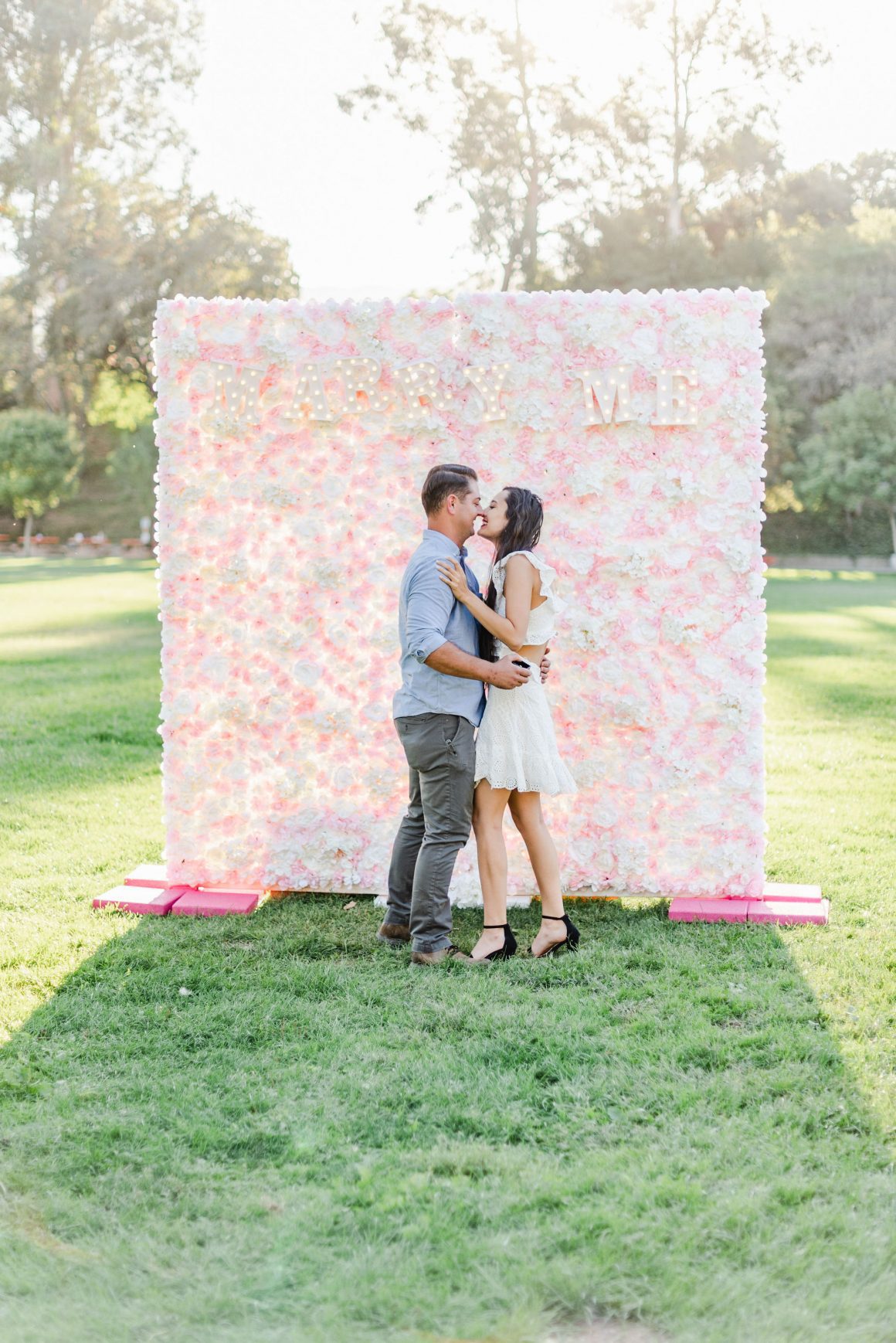 Ssproposal-169 | Sonia Begonia Surprise Flower Wall Proposal and Engagement