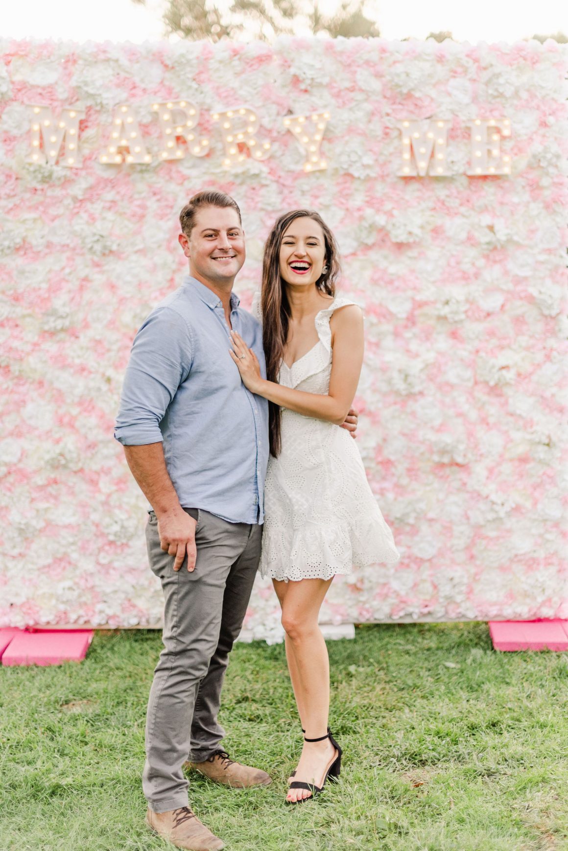 Ssproposal-216 | Sonia Begonia Surprise Flower Wall Proposal and Engagement