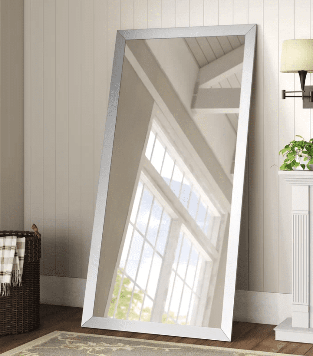 Full-length-try-on-mirrors-7 | Sonia Begonia An affordable silver full length try-on mirror for bloggers and influencrs.