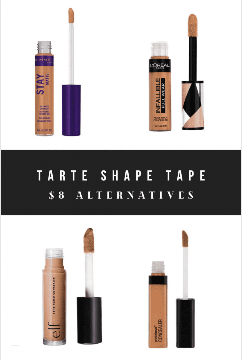 Best Tarte Shape Tape Concealer Alternatives from Drugstore