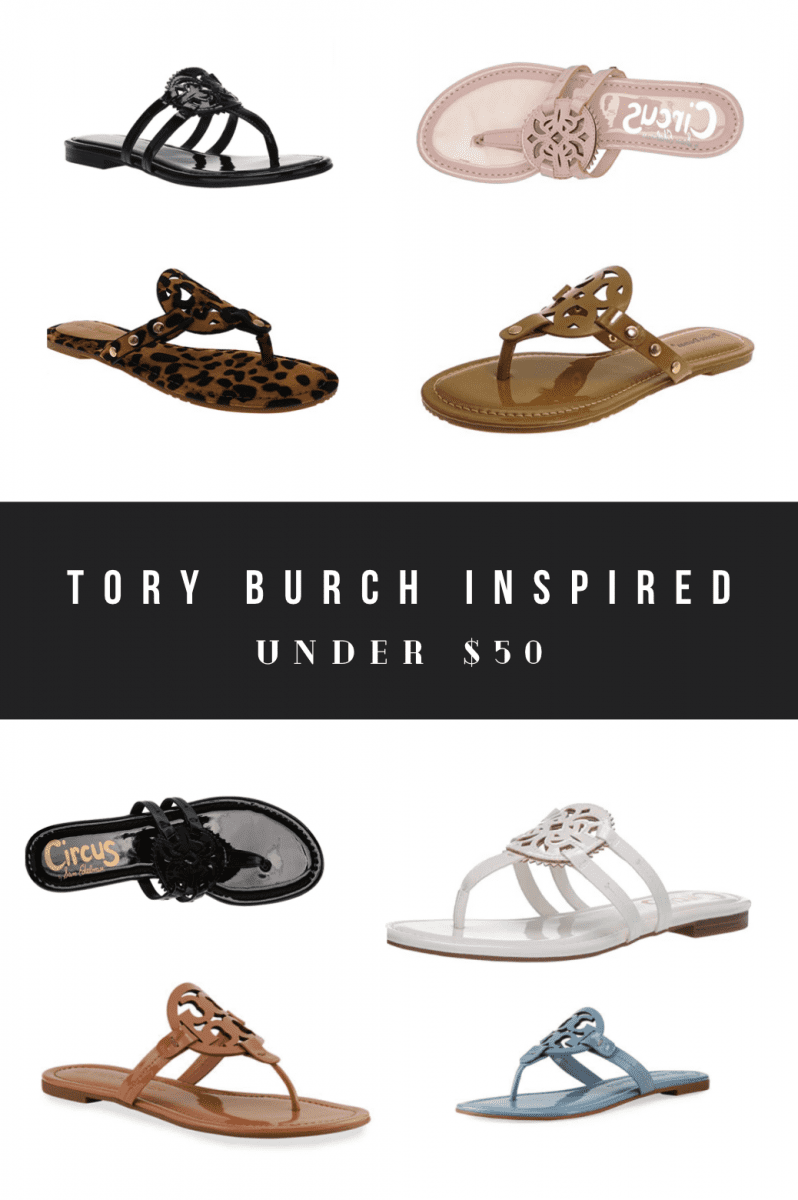 Tory Burch Miller Sandals Look Alikes and Alternatives