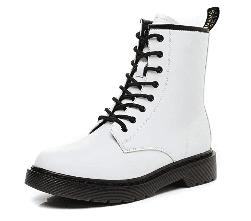 White-doc-marten-dupes-1 | Sonia Begonia Combat Shoes