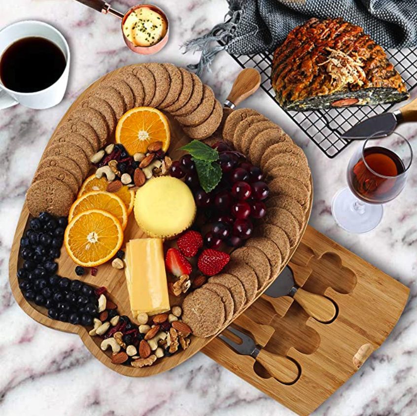 Unique-cheese-platter-charcuterie-board-for-parties | Sonia Begonia Unique Cheese Board