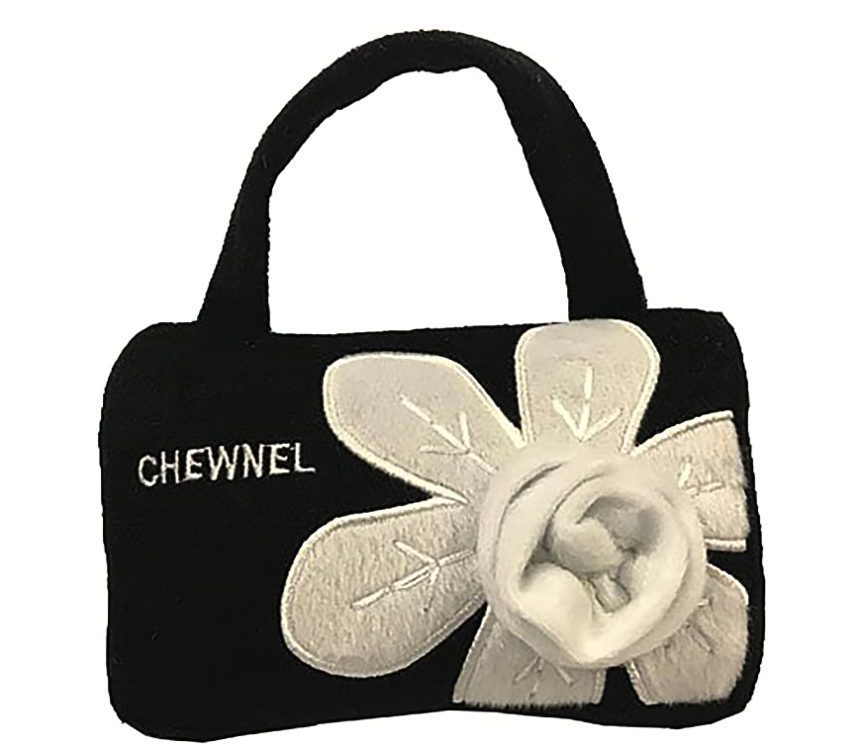 Chanel-dog-toys | Sonia Begonia Chanel Handbag Dog Toys