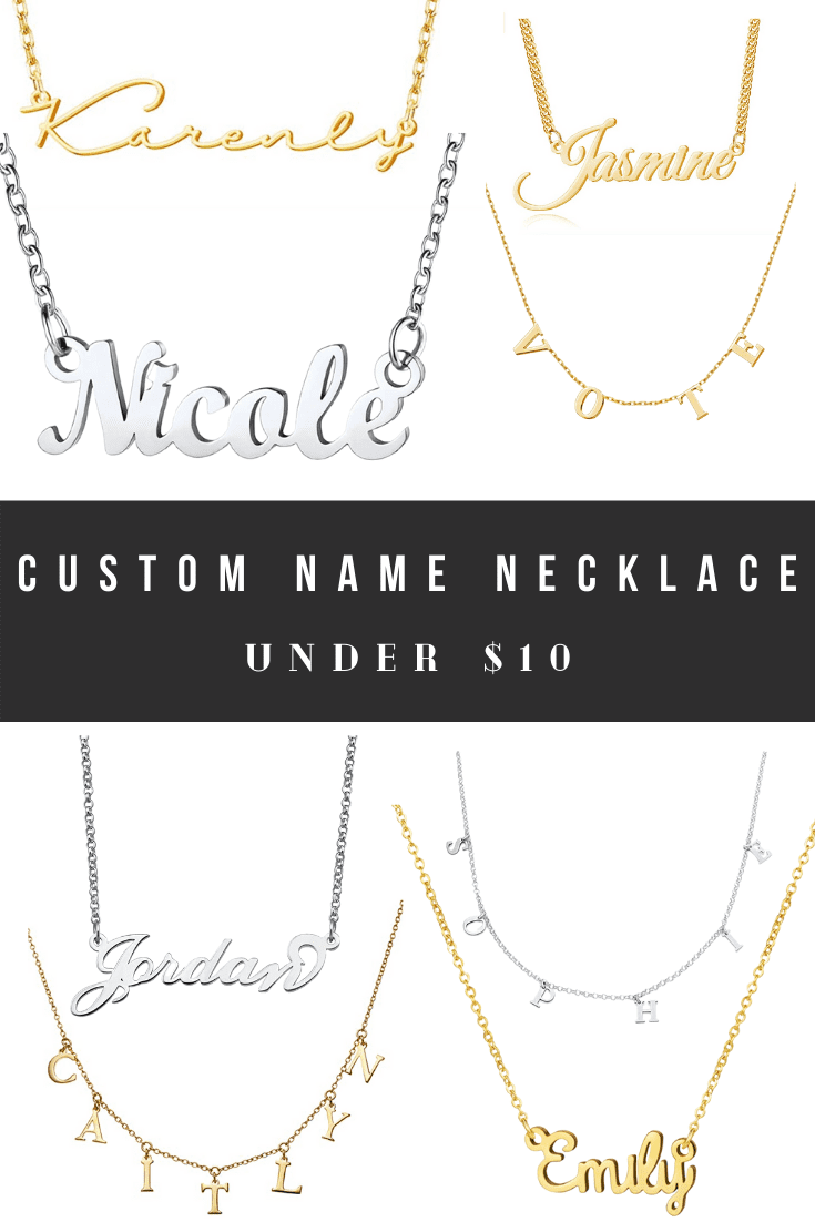 Cheap Personalized Name Necklaces Customized Under 