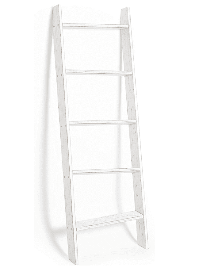 Rustic towel ladder from Amazon.