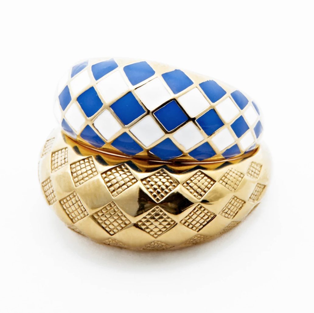 Checkered-rings-1 | Sonia Begonia Checkered Ring
