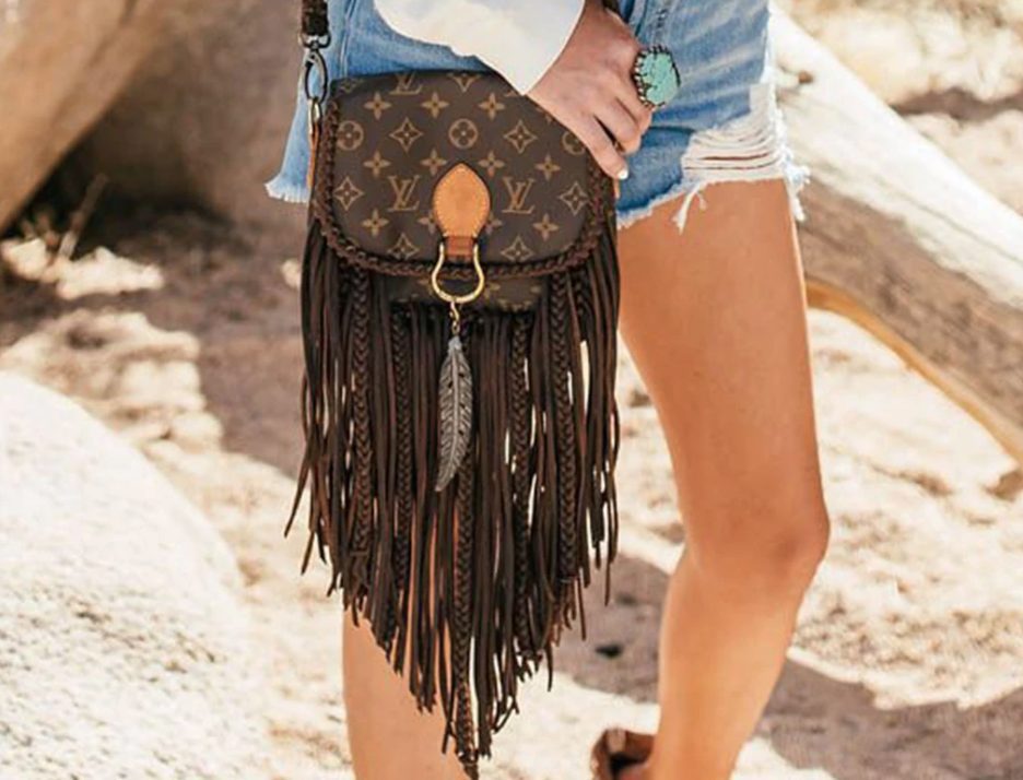 Lv-crossbody-repurposed | Sonia Begonia Cheap Upcycled LV Handbags