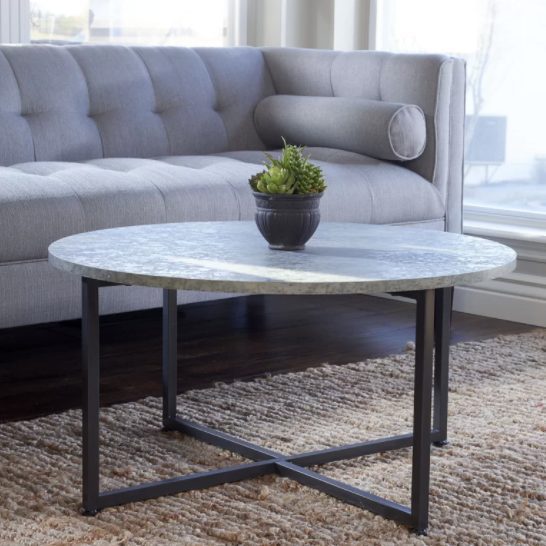 Round-coffee-table-marble-1 | Sonia Begonia Living Room Decor