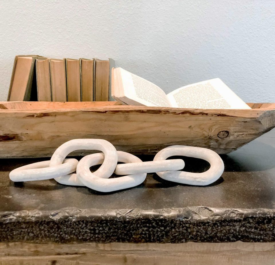 Wooden-chain-link-home-decor | Sonia Begonia Cheap Wooden Chain Link Home Decor Farmhouse