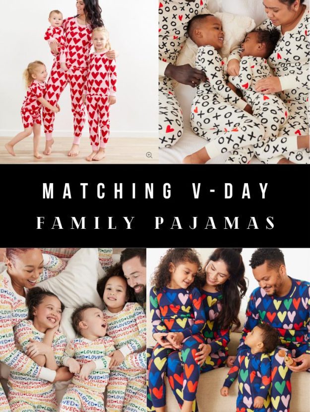 Best Valentine's Day Matching Pajamas - Couples and Families