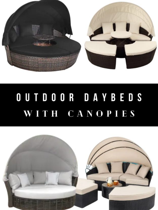 Best Outdoor Daybeds with Canopies For Your Backyard Patio