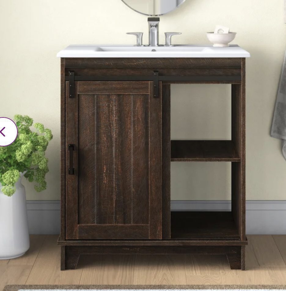 Best-farmhouse-vanity | Sonia Begonia Rustic Vanity for Bathrooms