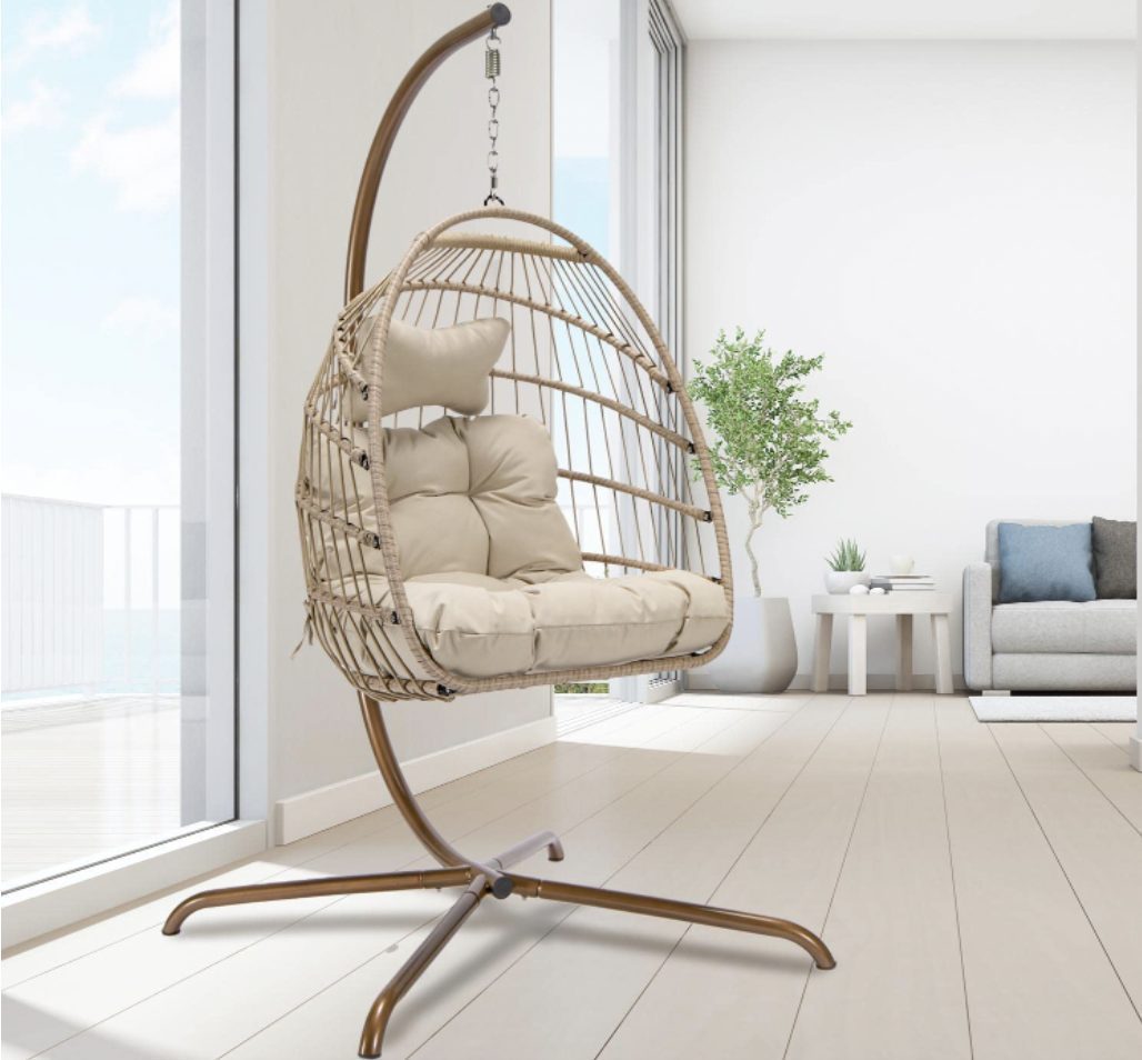 Swinging-egg-chair | Sonia Begonia Cheap Swinging Egg Chairs