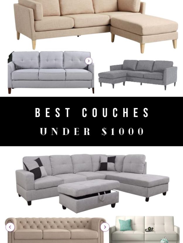 Best Couches Under $1000 That Are Comfortable