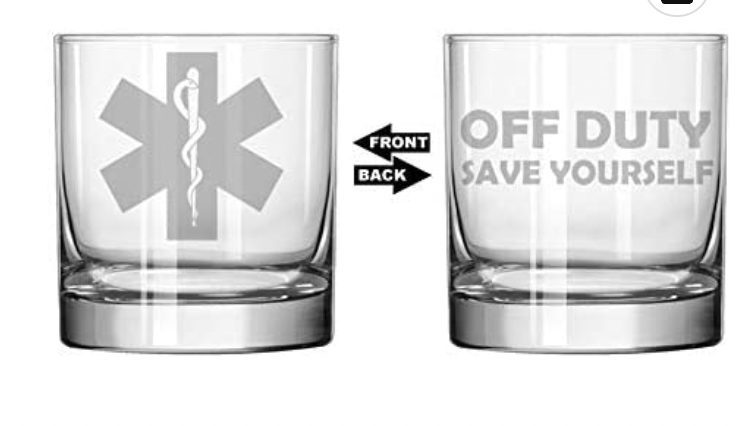 Emt-whiskey-glasses | Sonia Begonia Best Paramedic Gifts