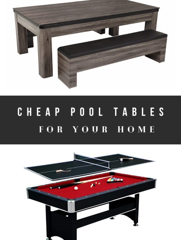 The best pool tables suitable for mancaves and garages, showcasing various styles and sizes for every home entertainment space.