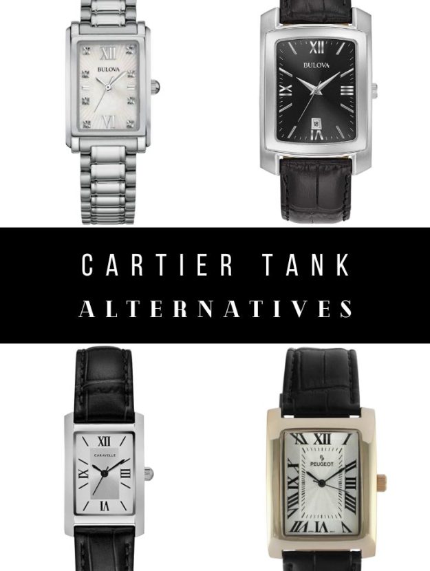 Best Cartier Tank Watch Alternatives and Cheap Look Alikes