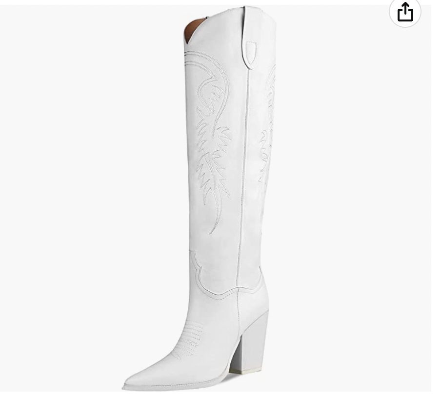 Over-the-knee-cowgirl-boots | Sonia Begonia Over-the-knee cowboy