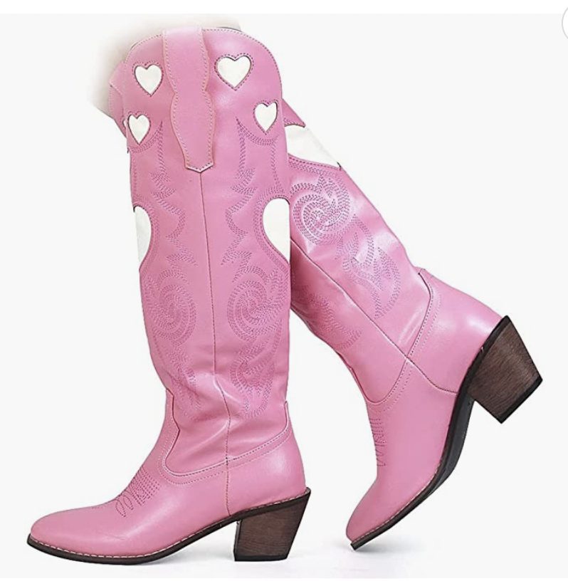 Pink-cowboy-shoes | Sonia Begonia Best Cheap Cowgirl Boots Under
