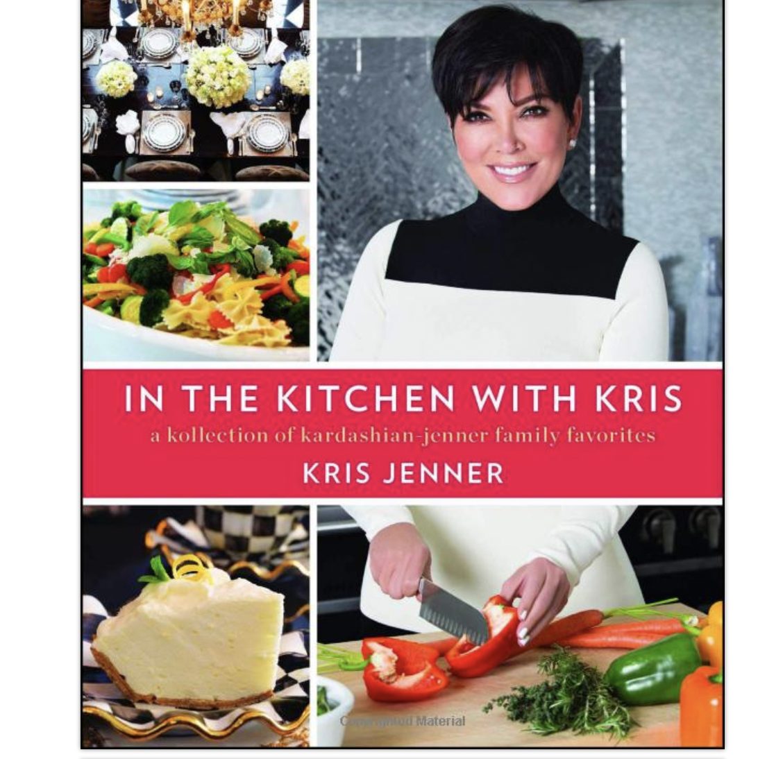 Best-gifts-for-kris-jenner-fans | Sonia Begonia Kris Jenner Cookbook
