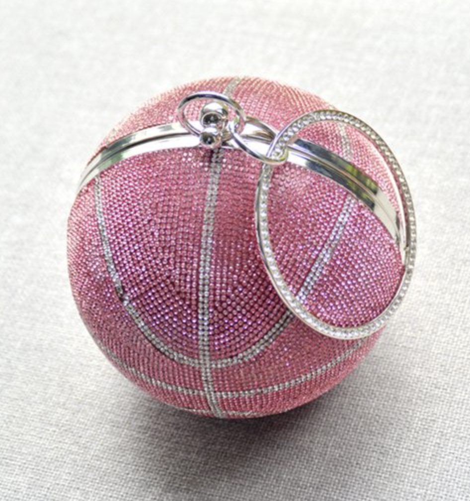 Designer-bejeweled-bag | Sonia Begonia Judith Leiber Looks for Less Basketball Clutch