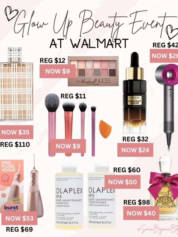 Major Savings at Walmart's Glow Up Beauty Event