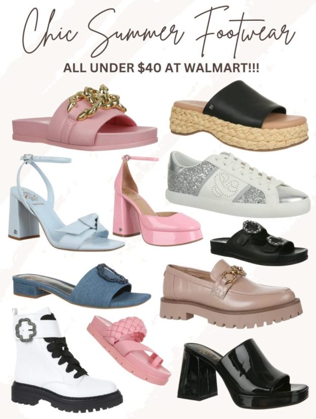 Cheap Summer Footwear from Walmart Under $30