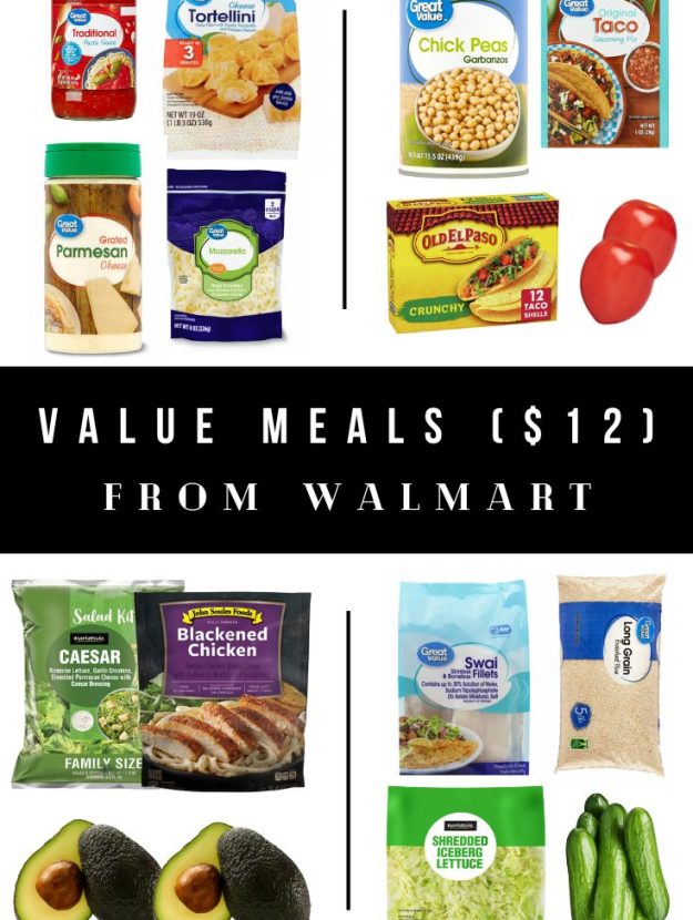 4 Value Meals Under $12 from Walmart